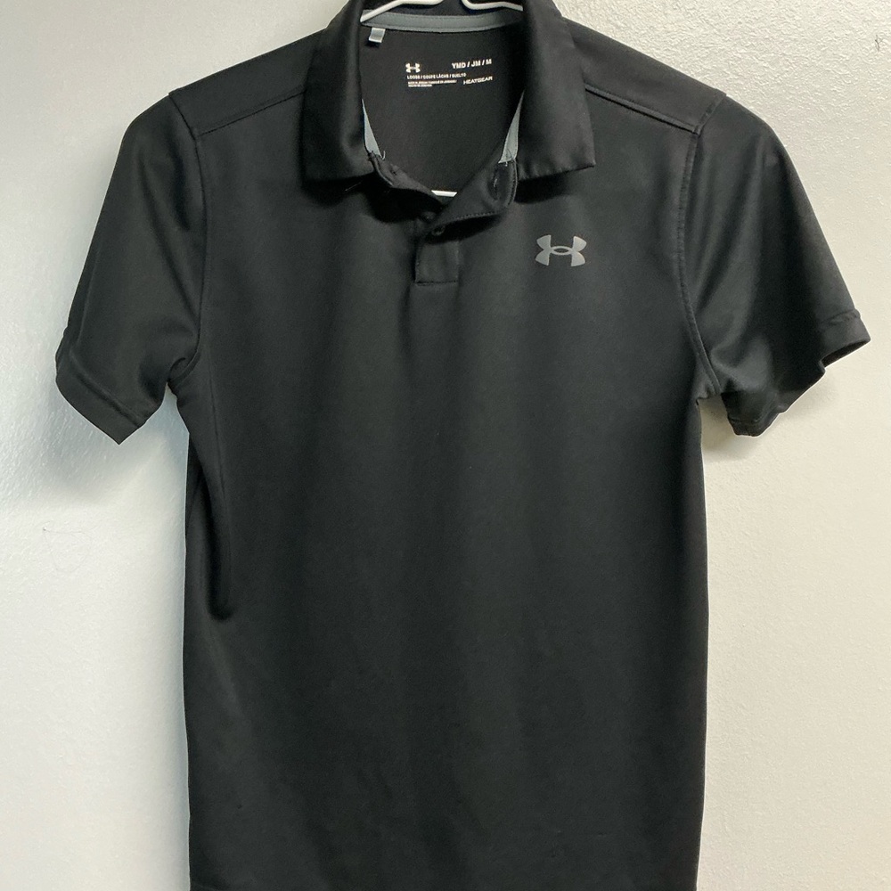 Under Armour Men's Black Polo Shirt